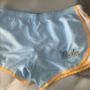 UCLA running shorts